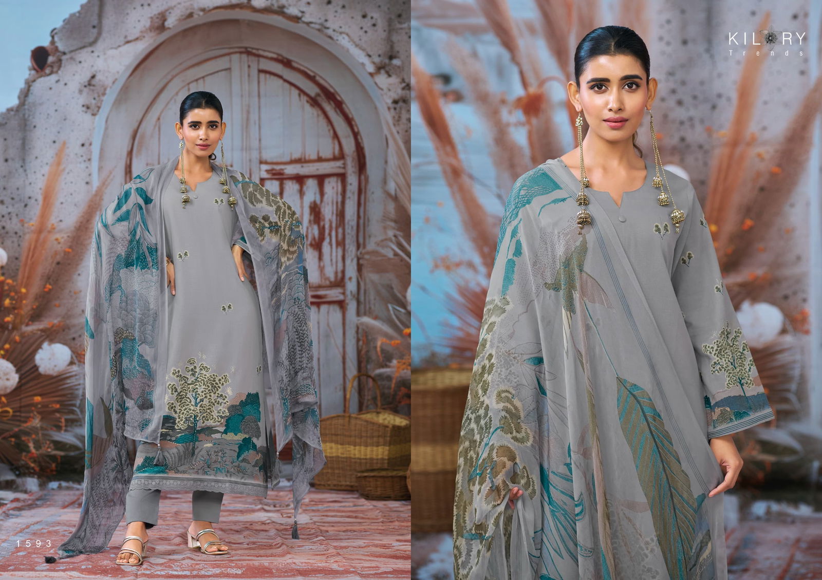 Devine By Kilory Cotton Linen Printed Salwar Kameez Exporters In India